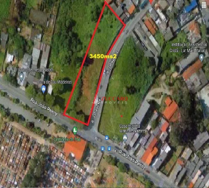 Foto 1 de Lote/Terreno à venda, 3450m² em Jardim Itamarati, Poá