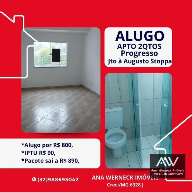 Foto 1 de Apartamento com 2 Quartos para alugar, 70m² em Progresso, Juiz de Fora