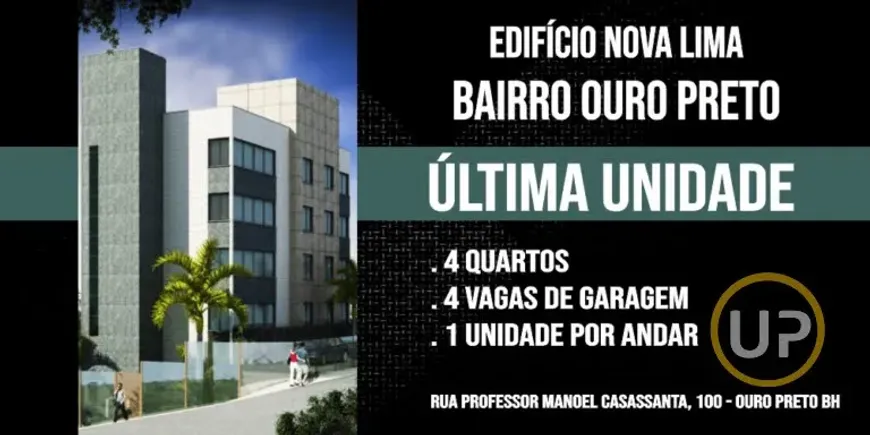 Foto 1 de Apartamento com 4 Quartos à venda, 115m² em Ouro Preto, Belo Horizonte