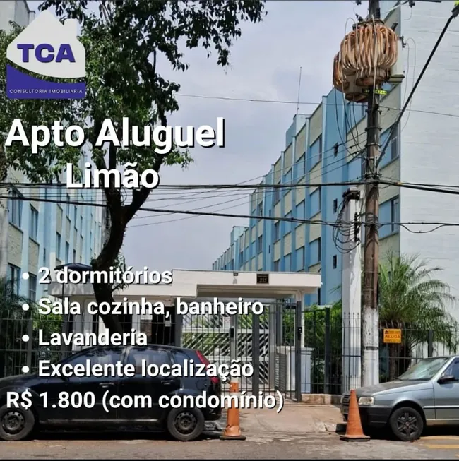 Foto 1 de Apartamento com 2 Quartos para alugar, 60m² em Limão, São Paulo