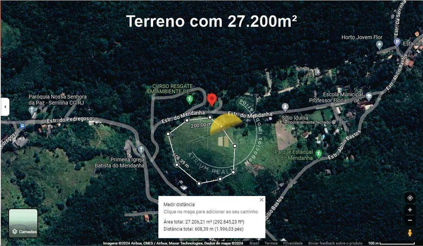 Foto 1 de Lote/Terreno à venda, 27200m² em Campo Grande, Rio de Janeiro