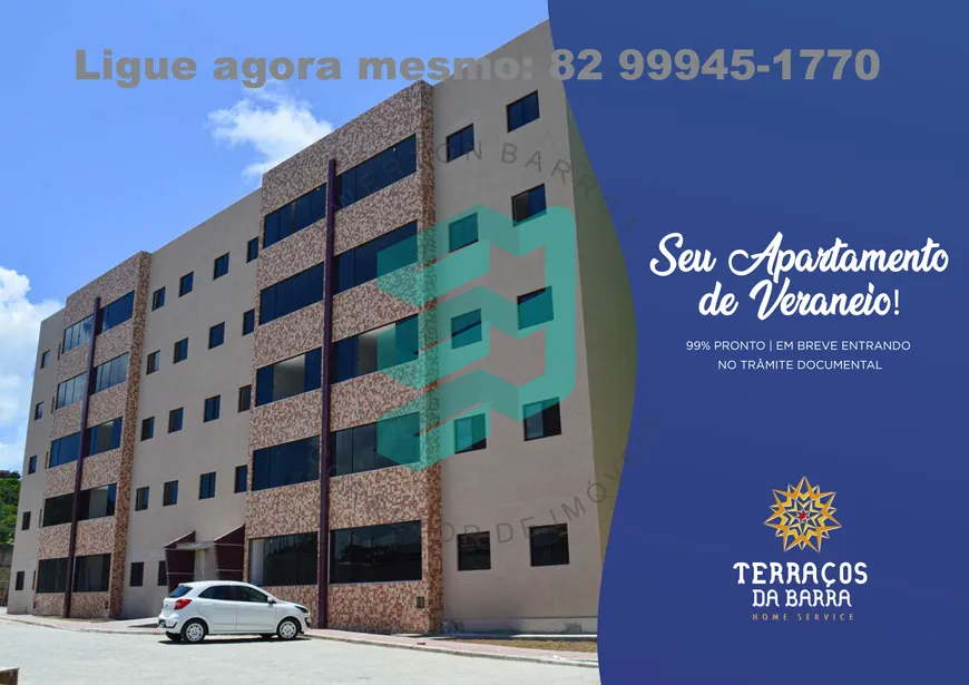 Foto 1 de Apartamento com 2 Quartos à venda, 63m² em Centro, Barra de São Miguel