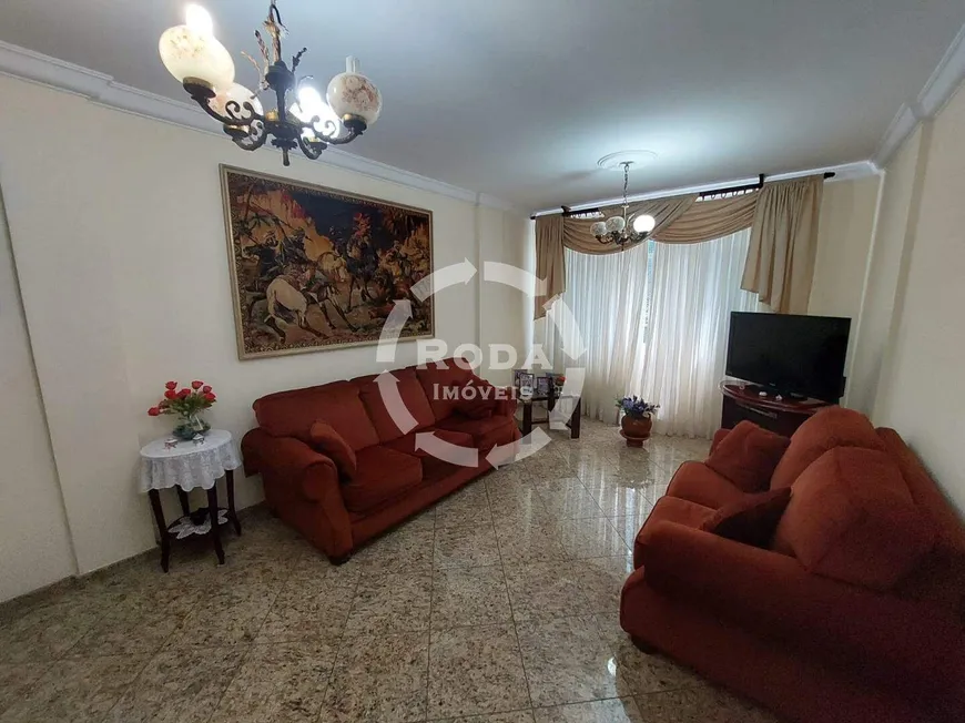 Foto 1 de Apartamento com 3 Quartos à venda, 118m² em Encruzilhada, Santos
