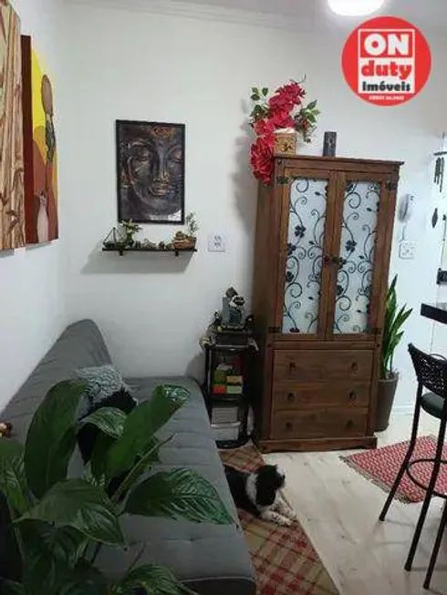 Foto 1 de Kitnet com 1 Quarto à venda, 30m² em Aparecida, Santos