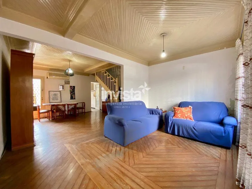 Foto 1 de Casa com 3 Quartos à venda, 120m² em Vila Belmiro, Santos