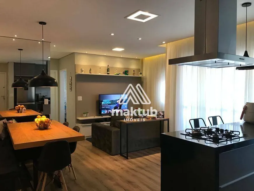 Foto 1 de Apartamento com 2 Quartos à venda, 65m² em Santa Maria, Santo André