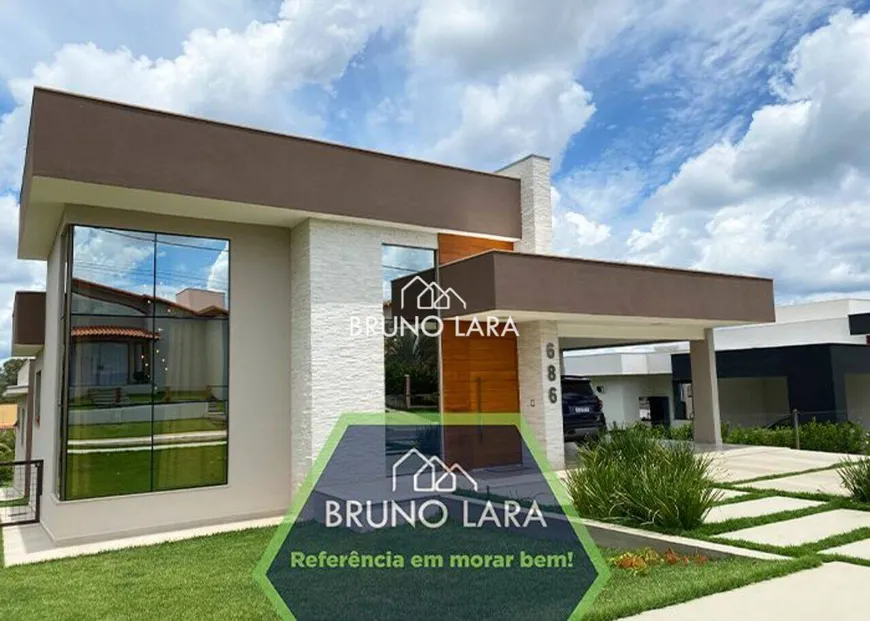 Foto 1 de Casa de Condomínio com 3 Quartos à venda, 1000m² em Condominio Serra Verde, Igarapé