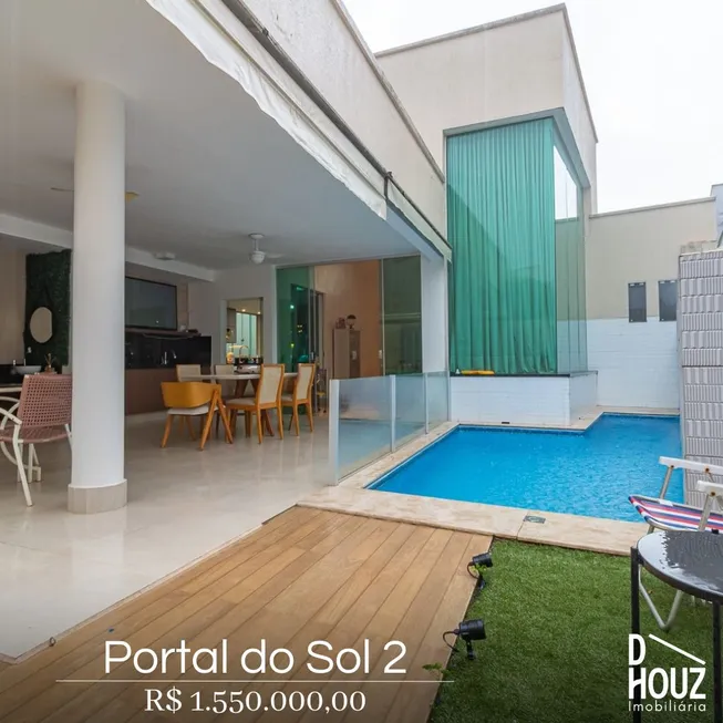 Foto 1 de Casa com 3 Quartos à venda, 213m² em Loteamento Portal do Sol II, Goiânia