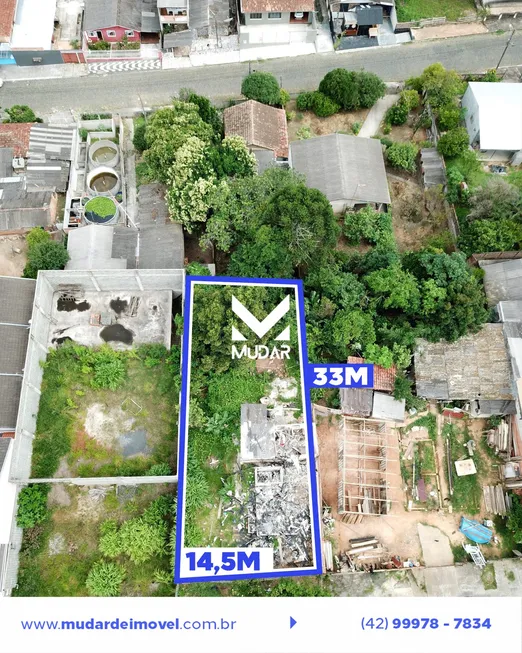 Foto 1 de Lote/Terreno à venda, 478m² em Ronda, Ponta Grossa