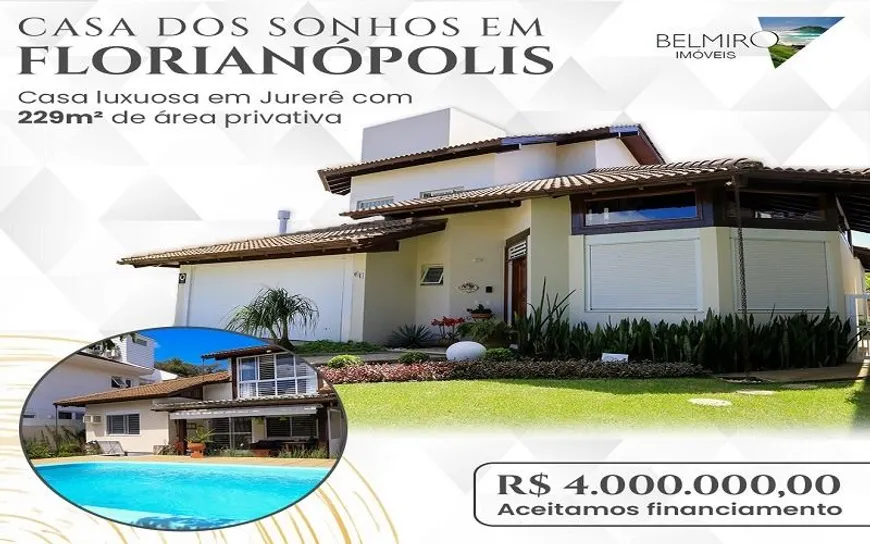 Foto 1 de Casa com 3 Quartos à venda, 229m² em Jurerê, Florianópolis