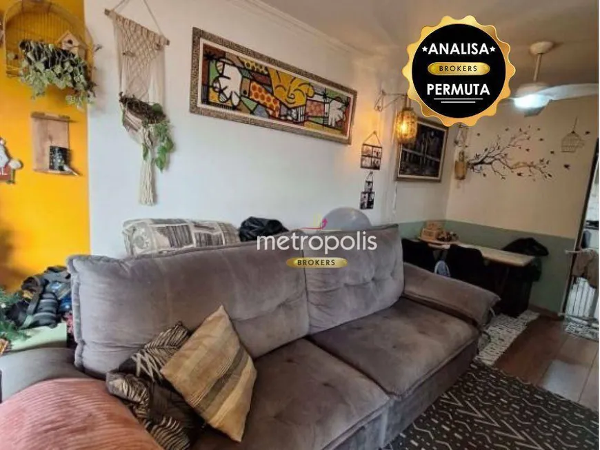 Foto 1 de Apartamento com 2 Quartos à venda, 73m² em Santa Maria, São Caetano do Sul