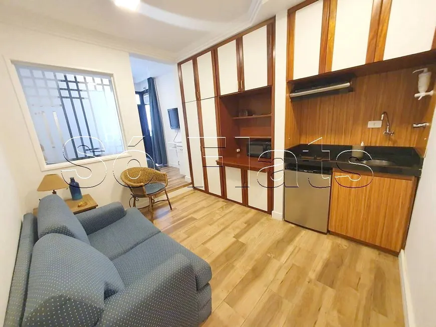 Foto 1 de Flat com 1 Quarto à venda, 28m² em Cerqueira César, São Paulo