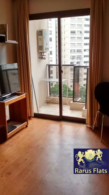 Foto 1 de Flat com 1 Quarto para alugar, 45m² em Jardins, São Paulo