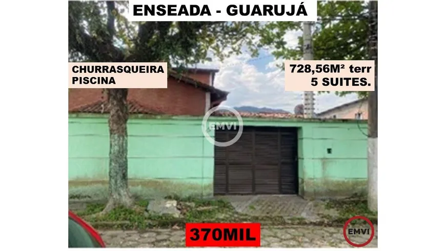 Foto 1 de Casa com 5 Quartos à venda, 728m² em Enseada, Guarujá