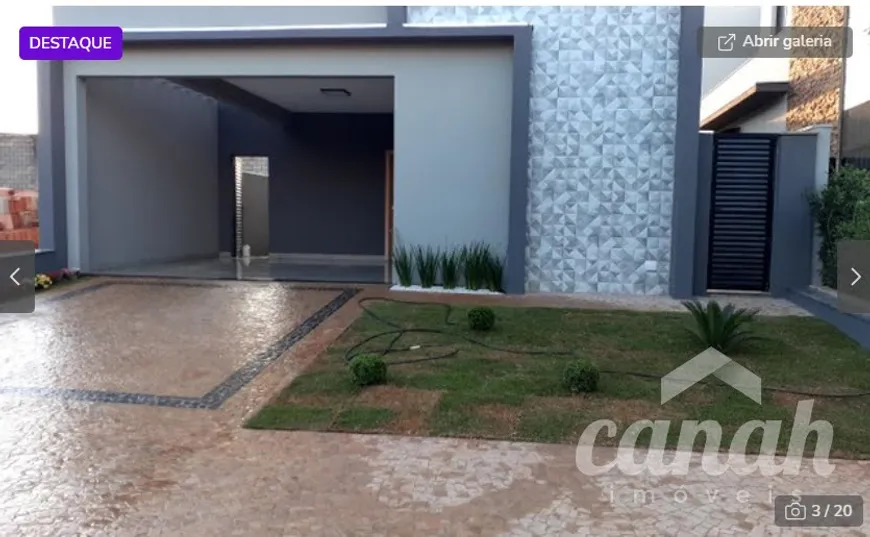 Foto 1 de Casa com 3 Quartos à venda, 140m² em Loteamento Agra Ribeirao Preto, Ribeirão Preto