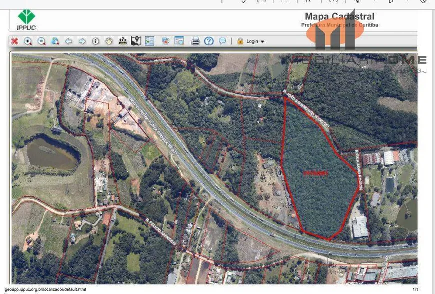 Foto 1 de Lote/Terreno à venda, 63035m² em Campo Comprido, Curitiba