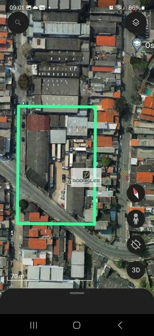 Foto 1 de Galpão/Depósito/Armazém à venda, 1850m² em Canhema, Diadema