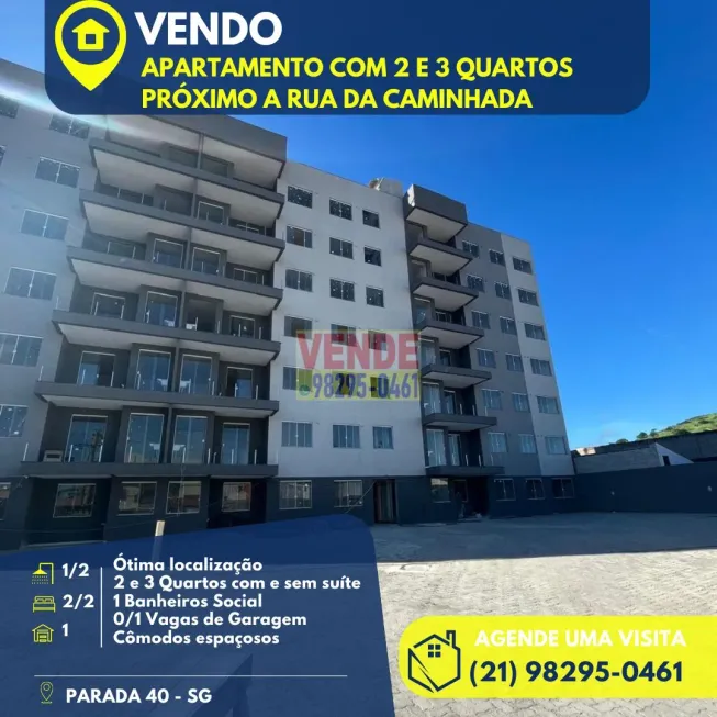 Foto 1 de Apartamento com 2 Quartos à venda, 60m² em Porto Novo, São Gonçalo