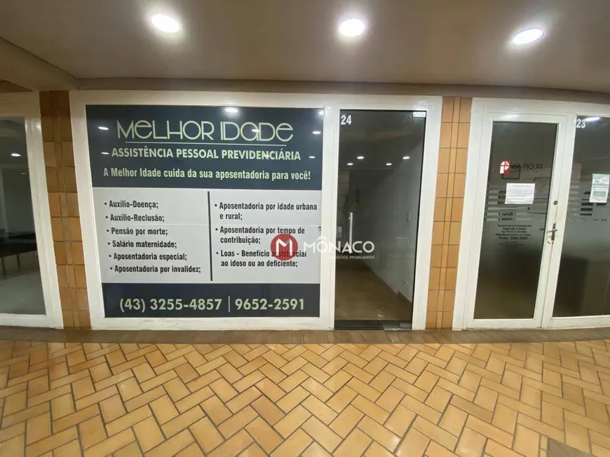 Foto 1 de Sala Comercial para alugar, 16m² em Centro, Londrina