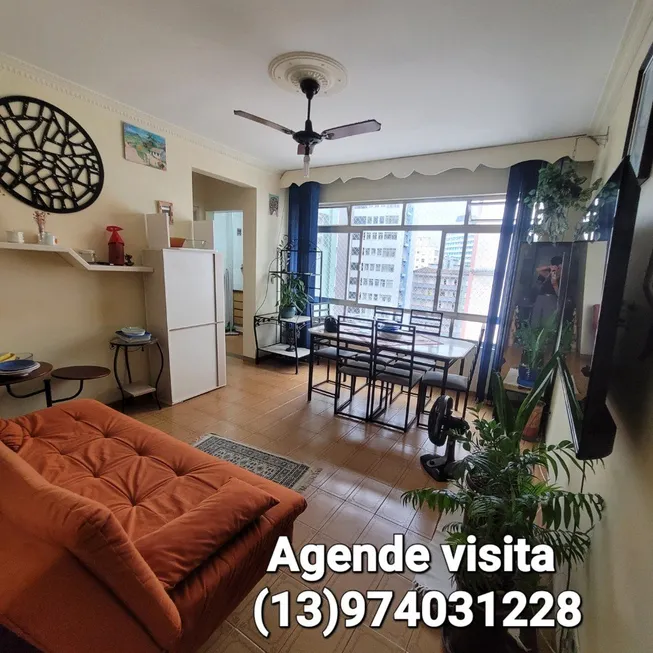 Foto 1 de Apartamento com 1 Quarto à venda, 50m² em José Menino, Santos