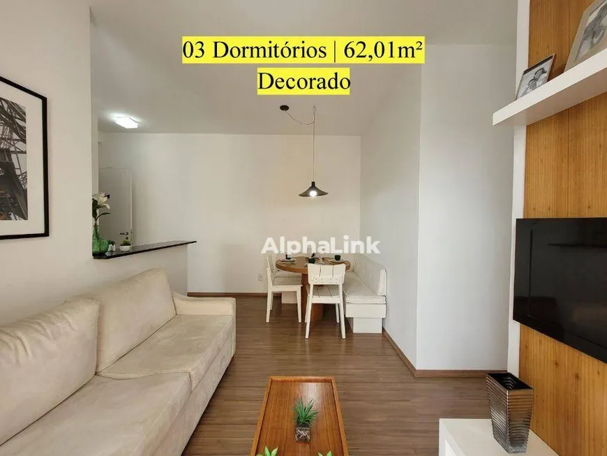 Foto 1 de Apartamento com 3 Quartos à venda, 62m² em Parque Viana, Barueri