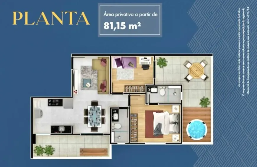 Foto 1 de Apartamento com 2 Quartos à venda, 81m² em Caiçaras, Belo Horizonte