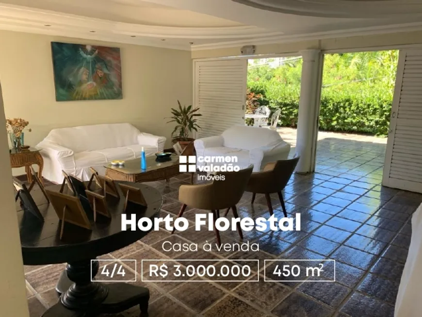 Foto 1 de Casa de Condomínio com 4 Quartos à venda, 450m² em Horto Florestal, Salvador