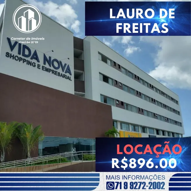 Foto 1 de Ponto Comercial para alugar, 36m² em Vida Nova, Lauro de Freitas