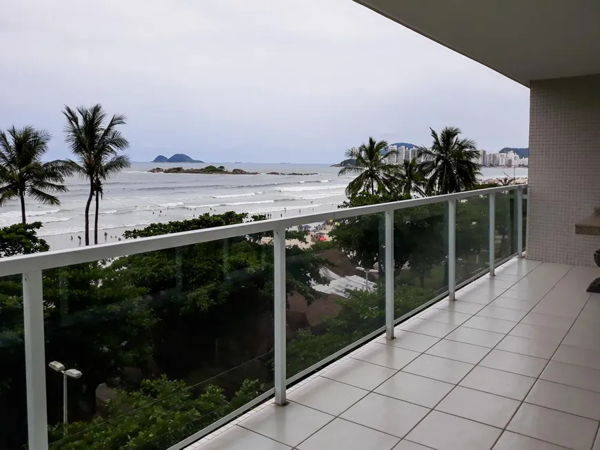 Foto 1 de Apartamento com 4 Quartos para venda ou aluguel, 220m² em Pitangueiras, Guarujá
