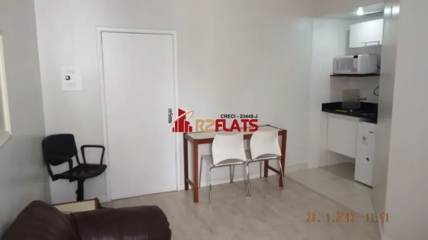 Foto 1 de Flat com 1 Quarto para alugar, 33m² em Jardim Paulista, São Paulo