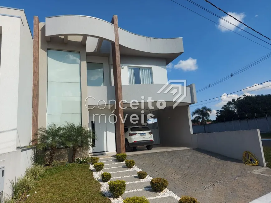 Foto 1 de Casa de Condomínio com 3 Quartos à venda, 220m² em Uvaranas, Ponta Grossa