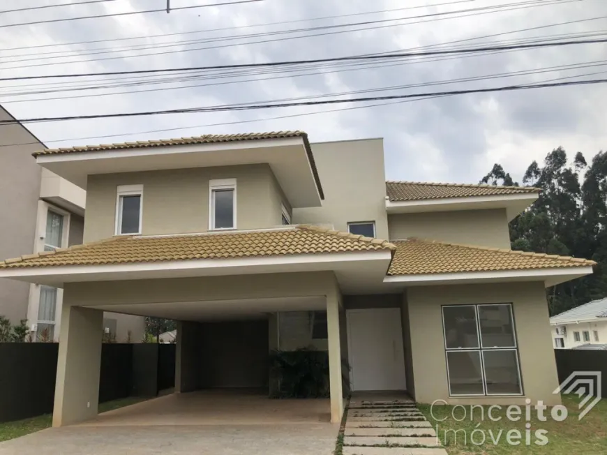 Foto 1 de Casa de Condomínio com 4 Quartos à venda, 368m² em Órfãs, Ponta Grossa