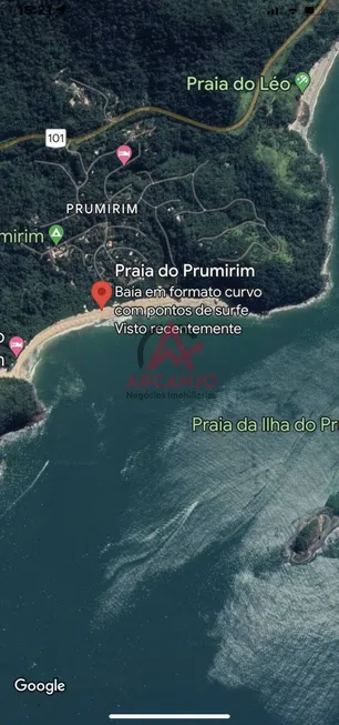 Foto 1 de Lote/Terreno à venda, 1290m² em Prumirim, Ubatuba