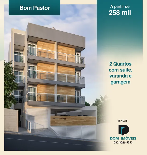 Foto 1 de Apartamento com 2 Quartos à venda, 68m² em Bom Pastor, Juiz de Fora