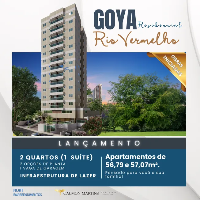 Foto 1 de Apartamento com 2 Quartos à venda, 57m² em Rio Vermelho, Salvador