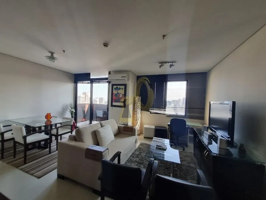 Foto 1 de Apartamento com 1 Quarto para venda ou aluguel, 74m² em Itaim Bibi, São Paulo