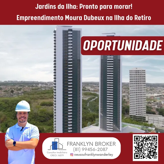 Foto 1 de Apartamento com 4 Quartos à venda, 135m² em Ilha do Retiro, Recife