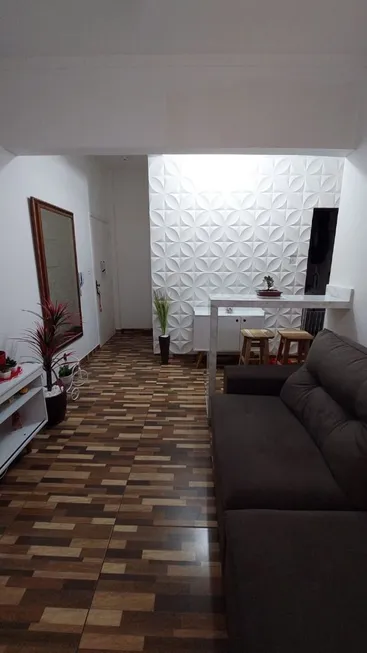 Foto 1 de Apartamento com 1 Quarto à venda, 48m² em Embaré, Santos