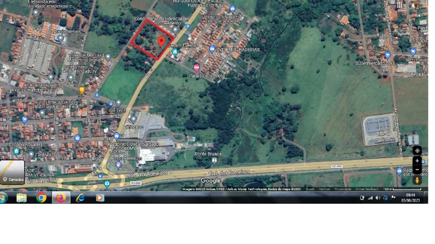 Foto 1 de Lote/Terreno à venda, 11600m² em Parque Cristo Redentor, Trindade