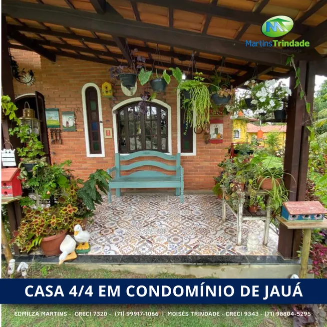 Foto 1 de Casa de Condomínio com 7 Quartos à venda, 326m² em Jaua Abrantes, Camaçari