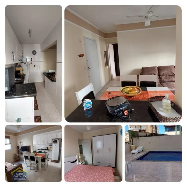 Foto 1 de Apartamento com 1 Quarto à venda, 38m² em Aviação, Praia Grande