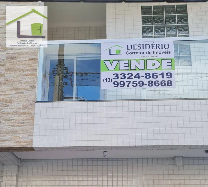 Foto 1 de Sobrado com 3 Quartos à venda, 96m² em Embaré, Santos