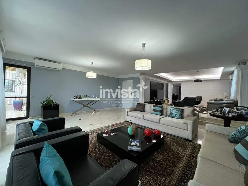 Foto 1 de Apartamento com 4 Quartos à venda, 277m² em Aparecida, Santos