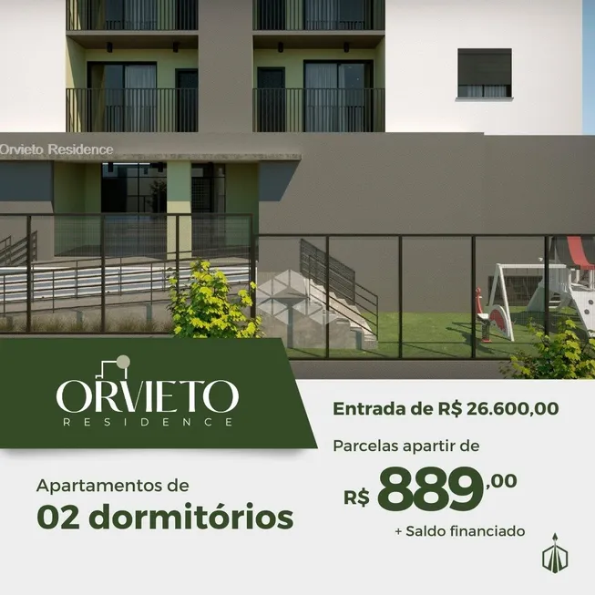 Foto 1 de Apartamento com 2 Quartos à venda, 57m² em Noal, Santa Maria