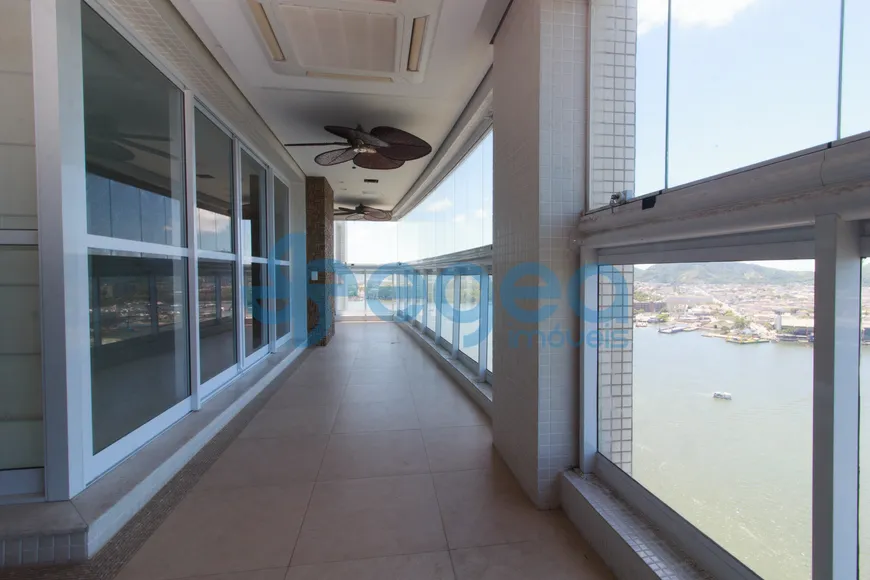 Foto 1 de Apartamento com 3 Quartos à venda, 189m² em Ponta da Praia, Santos