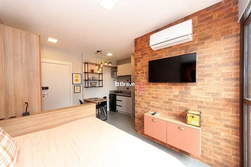 Foto 1 de Apartamento com 1 Quarto para alugar, 21m² em Mossunguê, Curitiba