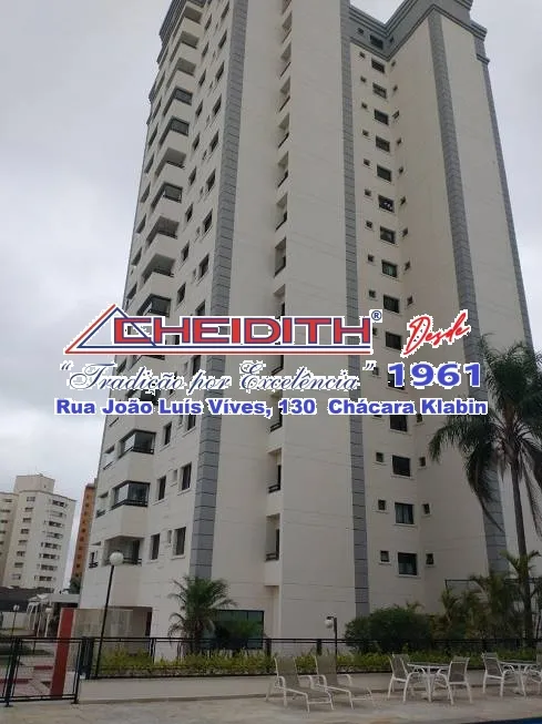 Foto 1 de Apartamento com 3 Quartos à venda, 105m² em Chácara Klabin, São Paulo