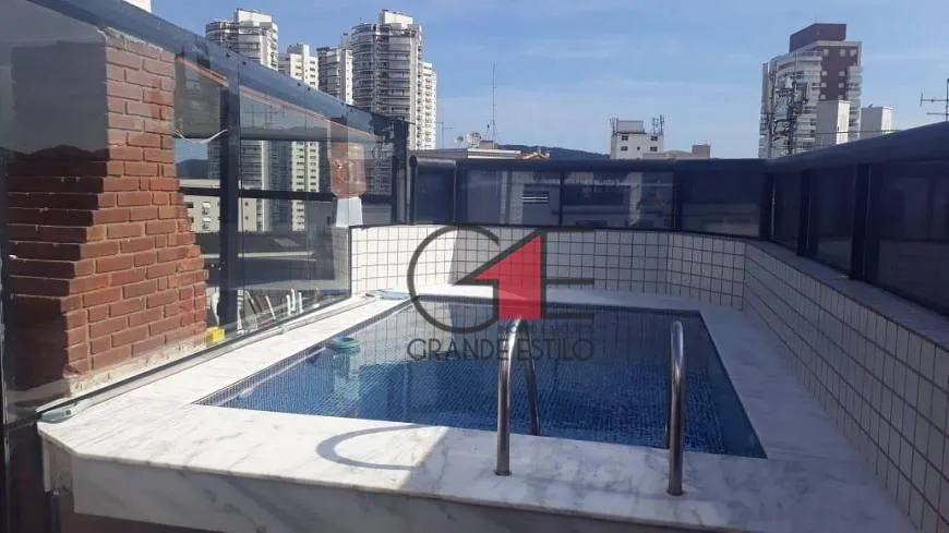 Foto 1 de Cobertura com 4 Quartos à venda, 225m² em Ponta da Praia, Santos