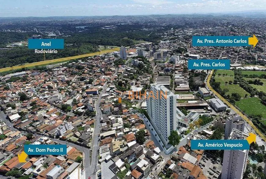 Foto 1 de Apartamento com 2 Quartos à venda, 52m² em Caiçaras, Belo Horizonte