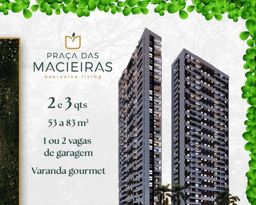 Foto 1 de Apartamento com 2 Quartos à venda, 53m² em Iputinga, Recife
